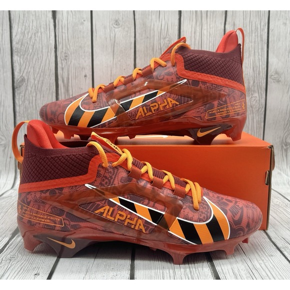 Nike Men\'s Alpha Menace 4 Elite NRG Pecante Red Size 10.5 FQ4046-600 New